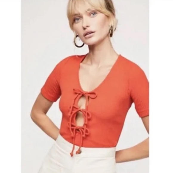 Free People Tie Front Top - Picture 3 of 6